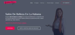 Ejemplo de posicionamiento web en uruguay, Yadira Salon